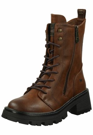 Mustang, Bottines à plateau - cognac