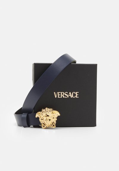 Versace BELT UNISEX - Pásek - navy/oro