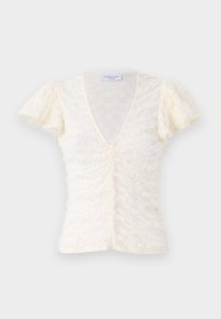 CASSIA V NECK - Blusa - creme