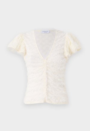 Hofmann Copenhagen CASSIA V NECK - Bluse - creme