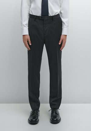 Massimo Dutti SUIT - Suit trousers - dark grey