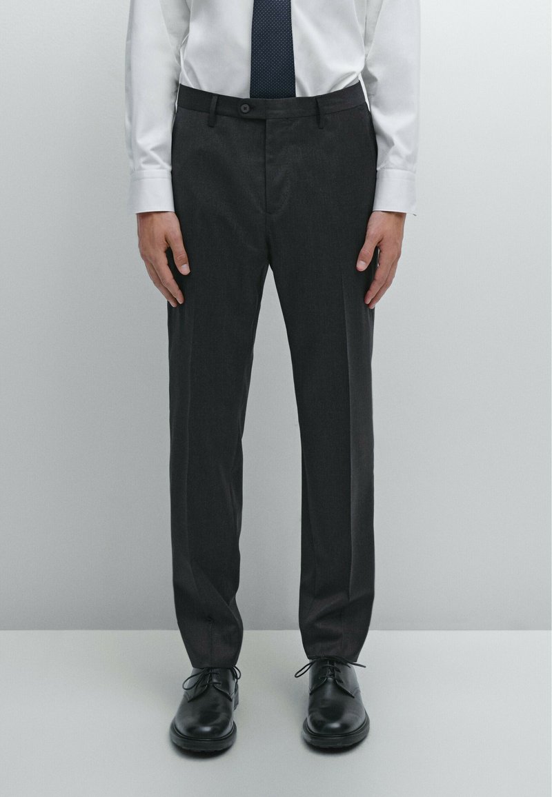 Massimo Dutti SUIT - Pantaloni eleganti - dark grey