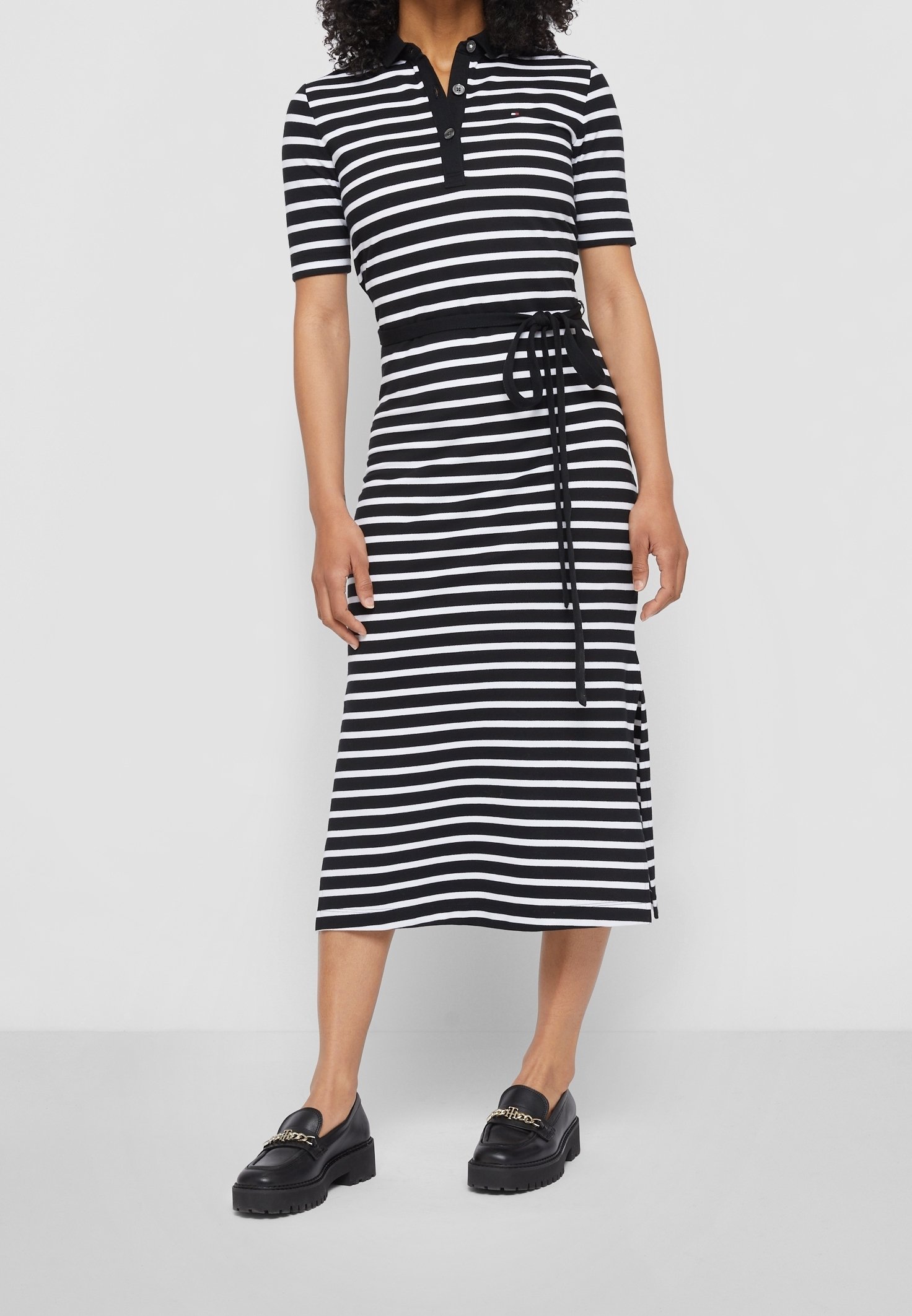 tommy hilfiger dress black and white Tommy Hilfiger Women's Dresses Dress,Black/Khaki,16 at Amazon Women's  Clothing store