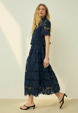 Next, Button-down blouse - navy
