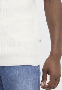 Casual Friday CFKARL POLO S KNIT - Pólóing - ecru