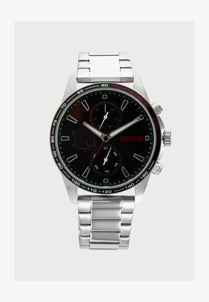 HUGO, #RACING - Ρολόι με χρονογράφο - silver-coloured/black