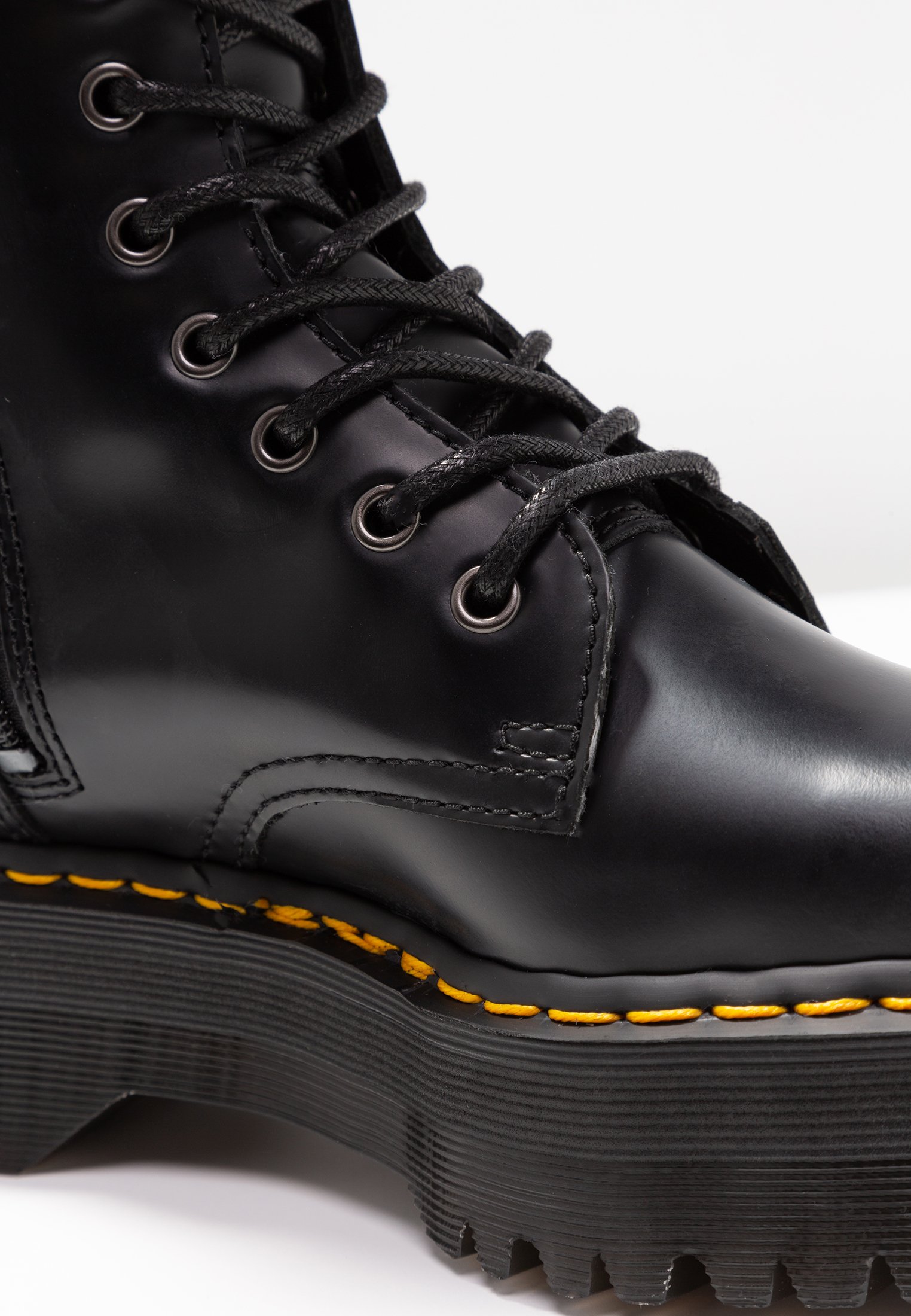 Bottes, Bottines Dr. Martens Femme | Boots fourrées en cuir à plateforme  Jadon Black Pisa \u0026 Natural Em Toby 900G \u003c Chien Cavalier