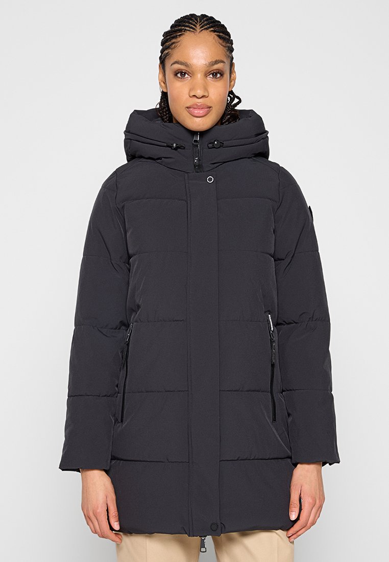 khujo Wintermantel zwart