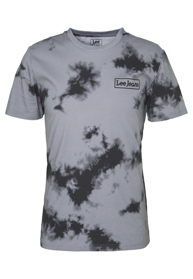 Lee Tie Dye Tee T Shirt Print Black Grey Schwarz Zalando De
