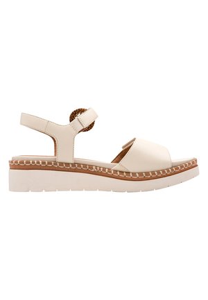 Tamaris Sandales à plateforme - ivory