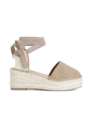 Scarpe con plateau - terra