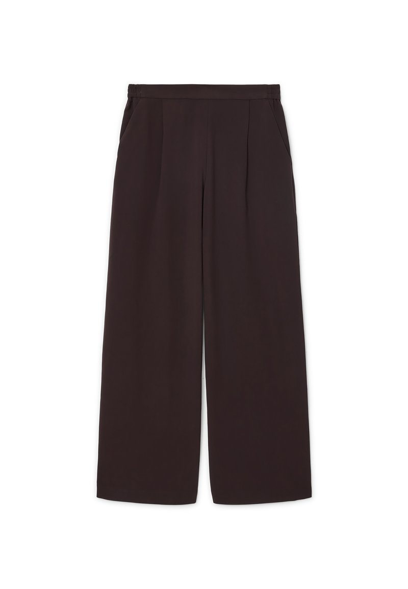 AllSaints Broek bordeauxrood
