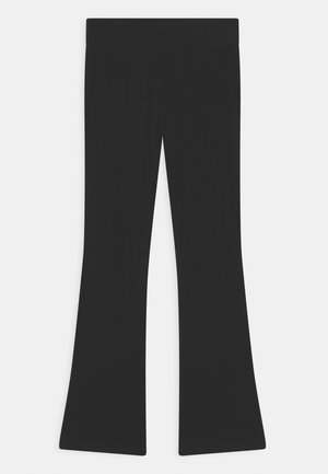 LOW WAIST BOOTCUT TROUSERS - Trousers - black