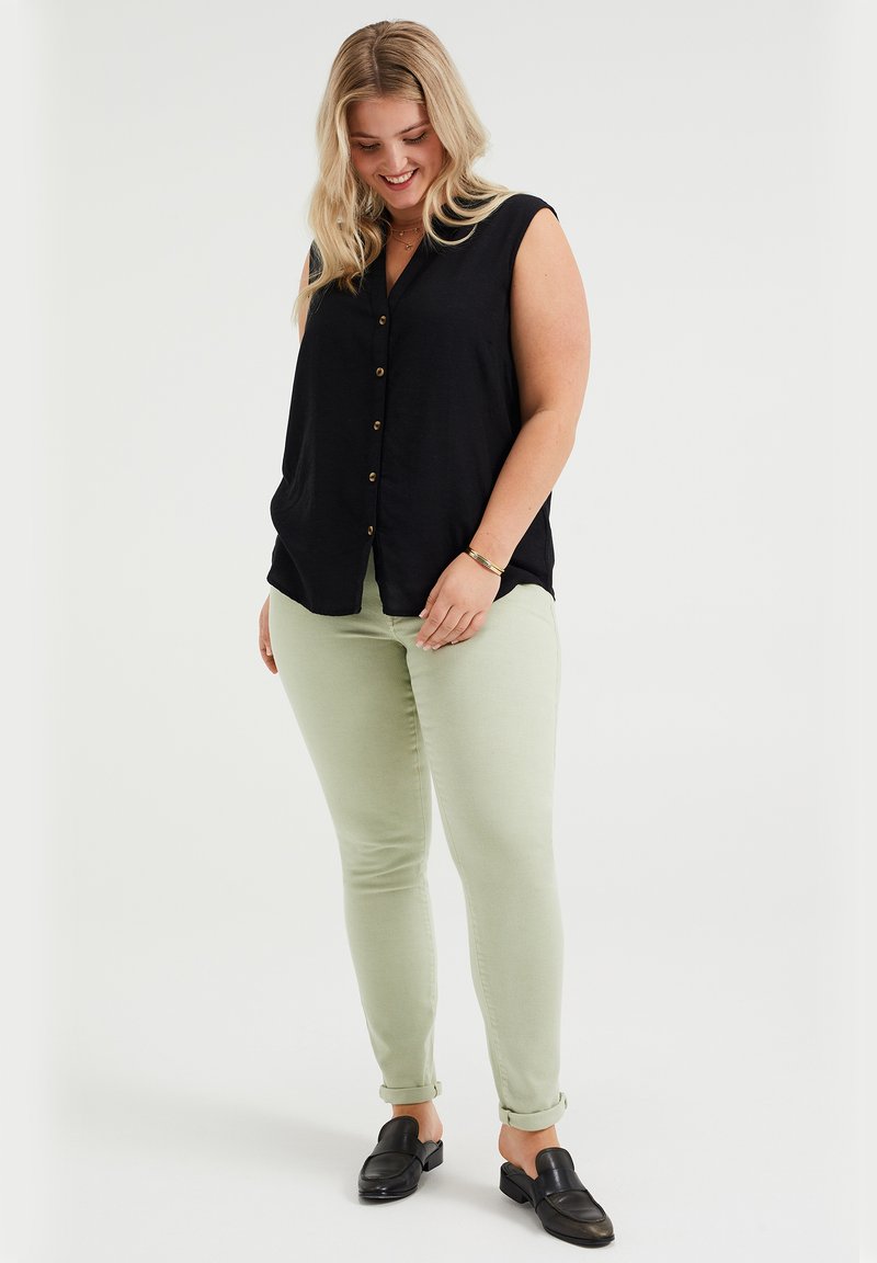 Damen T-Shirts | WE Fashion Hemdbluse black/schwarz - JZ58688 Damen T-Shirts | WE Fashion Hemdbluse black/schwarz - JZ58688