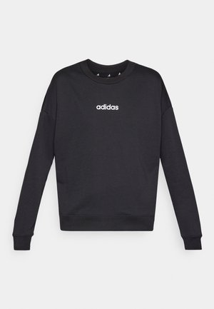 adidas Sportswear ESSENTIALS LINEAR  - Sweatshirt - black/white