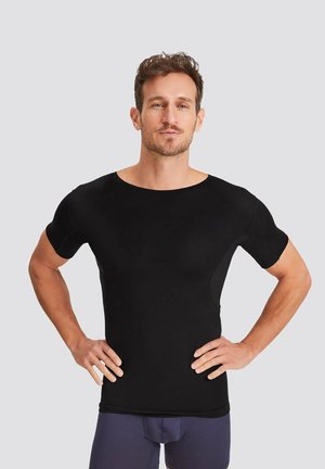 ANTI SCHWEISS RUNDHALS MIT SCHUTZ AM GESAMTEN - Unterhemd/-shirt - black