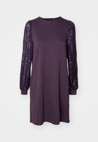 VMCHARLOTTE SEQUEN SLEEVES  - Rochie cocktail/Rochie petrecere - plum perfect