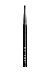 Crayon eyeliner noir avec une pointe effilée, portant le texte "BOBBI BROWN" en blanc sur le côté et une finition matte lisse.