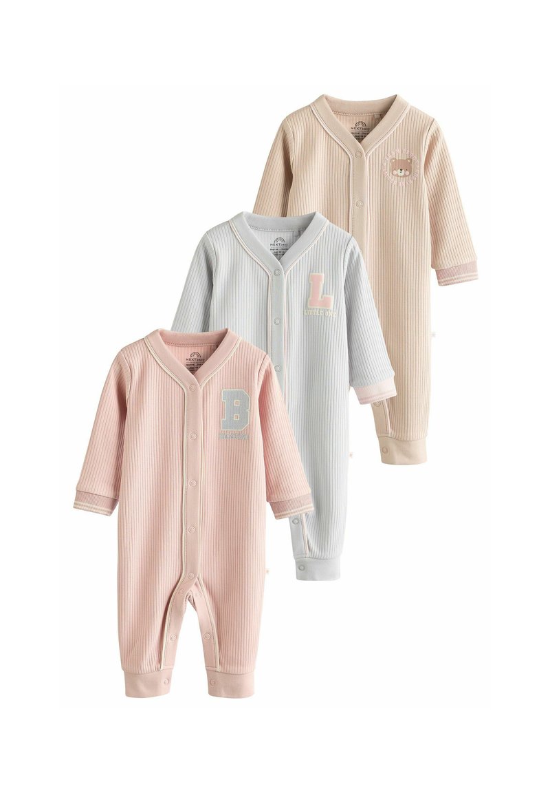 Next 3 PACK FOOTLESS - REGULAR FIT - Pijamale - pink grey