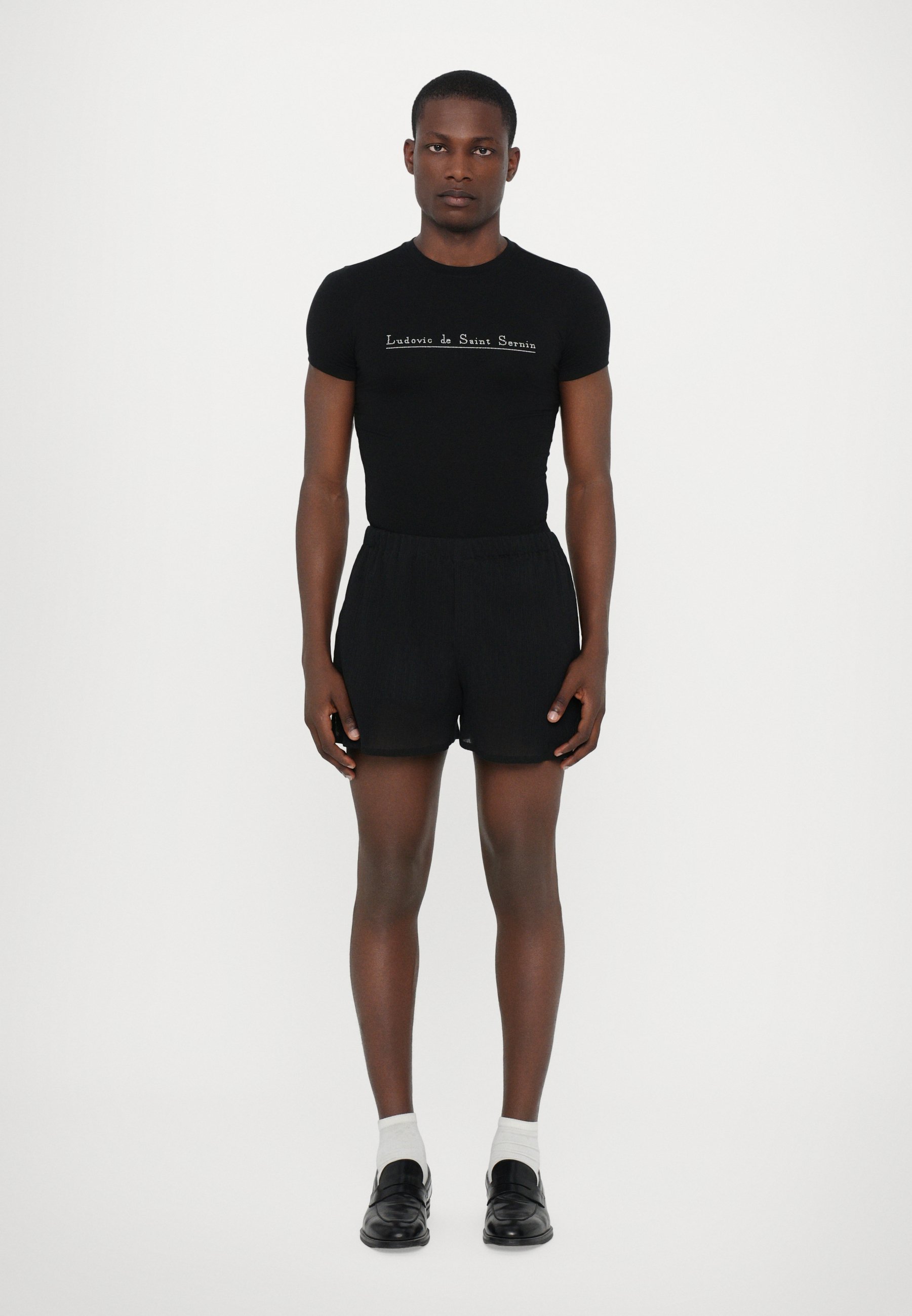 Ludovic de Saint Sernin BOXER UNISEX - Shorts - black - Zalando.co.uk