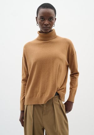 KELLSIE TURTLENECK - Vesta - tobacco brown