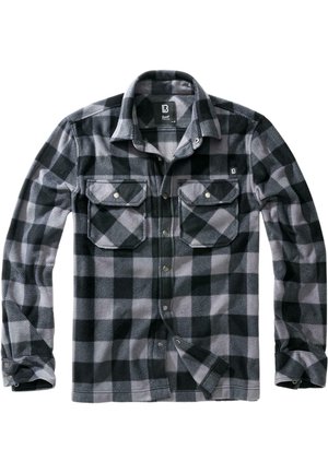 JEFF LONG SLEEVE - Chemise - black grey