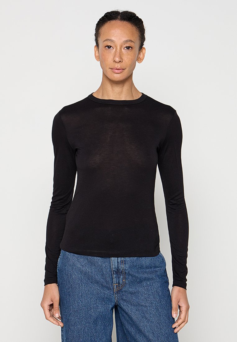 Mango Longsleeve zwart Mango Longsleeve zwart