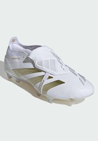 adidas Performance PREDATOR ELITE FT FG - Futbola apavi, cieta zeme - cloud white   gold metallic   cloud white