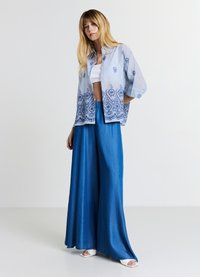 Calliope GONNA - Jeans a zampa - blu denim medio