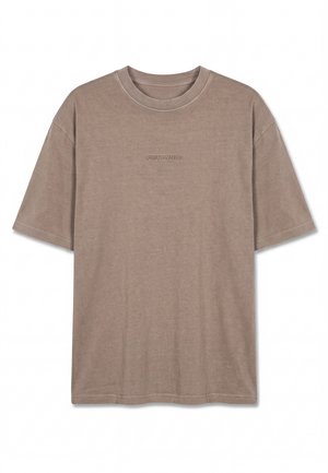 Pegador, BRACY HEAVY OVERSIZED TEE - Jednoduché tričko - vintage rock grey