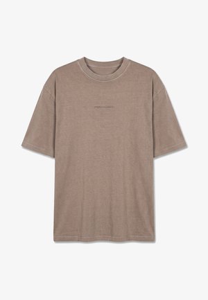 Pegador, BRACY HEAVY OVERSIZED TEE - Jednoduché tričko - vintage rock grey
