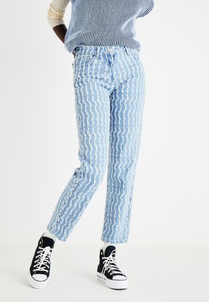 NMARNIE LASER - Džínsy s rovným strihom - medium blue
