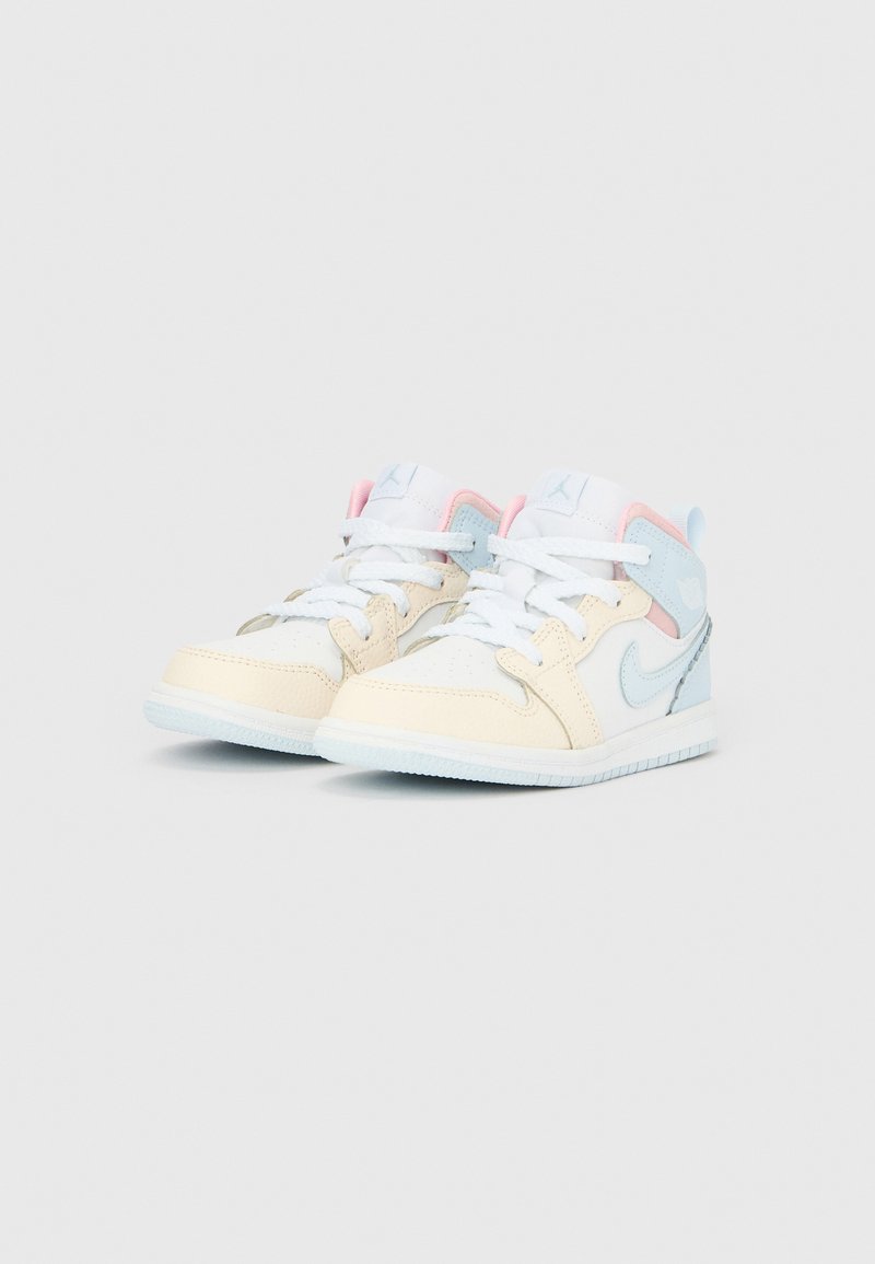 Jordan Athletic Shoes in Cream, Blue, and Pink JORDAN Grade-School Air 1 Low SE HQ2001 400 - Shiekh main image 3