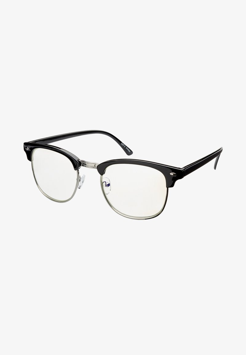 Icon Eyewear - CAIRO BLUE LIGHT GLASSES - Briller med blålysfilter - black, Forstør