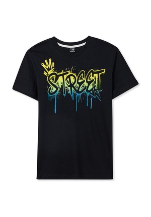 T-shirt con stampa - nero