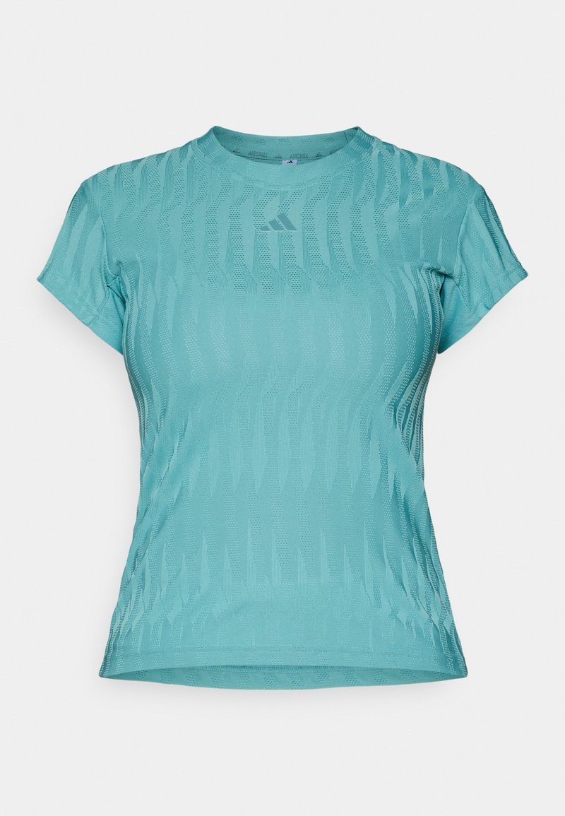 adidas performance T-shirt print petrol
