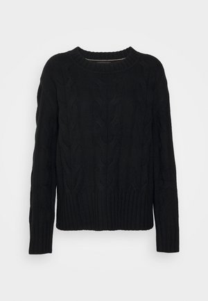 LUXE FIND CABLE CREW - Jumper - black