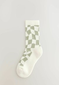 Next RICH CHECKERBOARD CUSHIONED 3 PACK - Strumpor - neutral