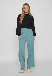 VILA VIVARONE WIDE - Püksid - arctic