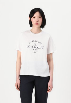 PCBANDA TEE  - Print T-shirt - bright white