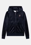 DIAMANTE ZIP THROUGH HOODIE - Jaka ar rāvējslēdzēju - night sky