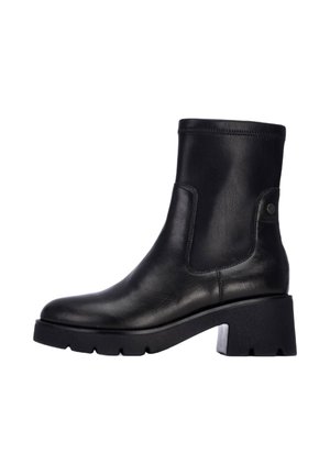 Stivaletti con plateau - black