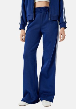 Koton WIDE LEG - Tracksuit bottoms - dark blue