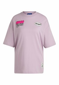 HUGO TEE - T-shirt med print - light purple six
