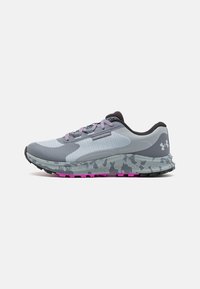 Under Armour - BANDIT TR 3 - Tavalised jooksutossud - modern gray/titan gray/vivid magenta Väikepilt 1