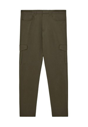 REGULAR FIT - ROGAN TAPERED WITH STRETCH   - Oldalzsebes nadrágok - olive green