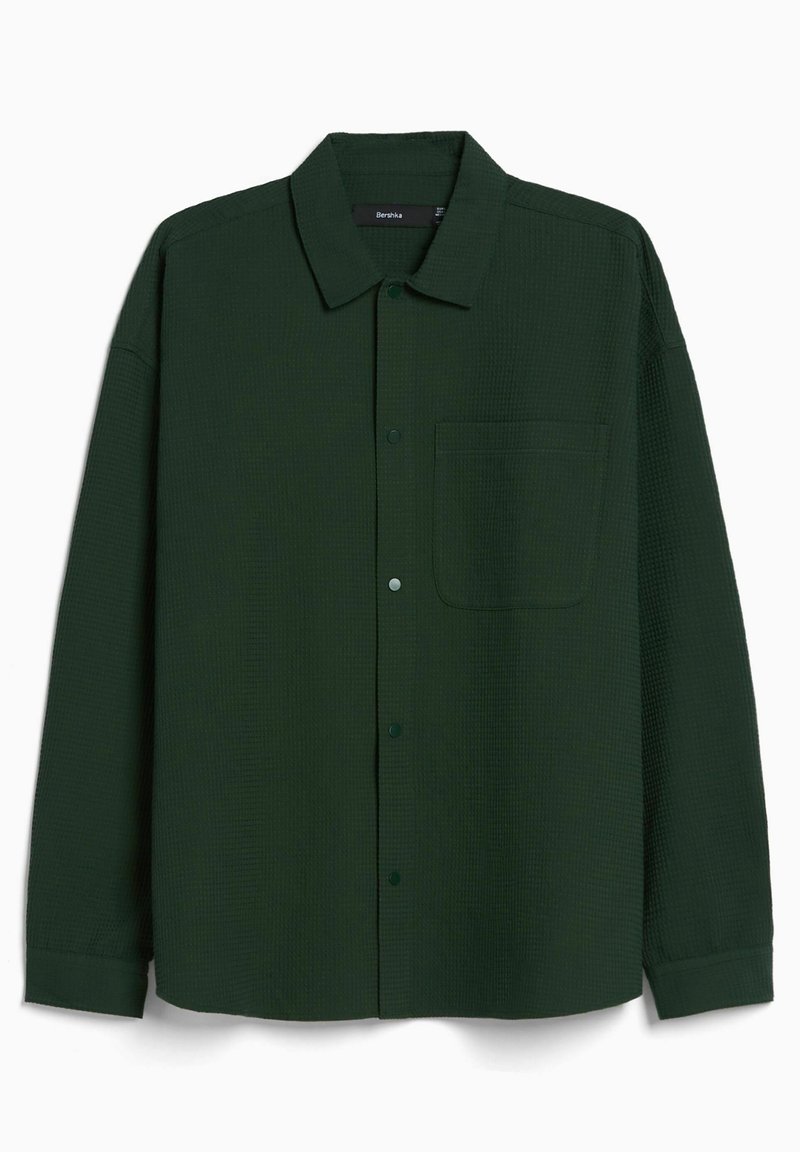 Chemise manches longues vert olive femme | Cache Cache