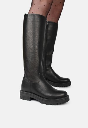 PS POELMAN MONK - Plateaulaarzen - black