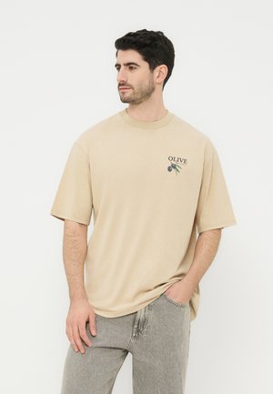 Pier One Μπλουζάκι με στάμπα - hummus