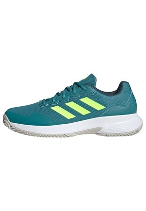 GAMECOURT 2 - Zapatillas de tenis para tierra batida - arctic fusion   lucid lemon   cloud white